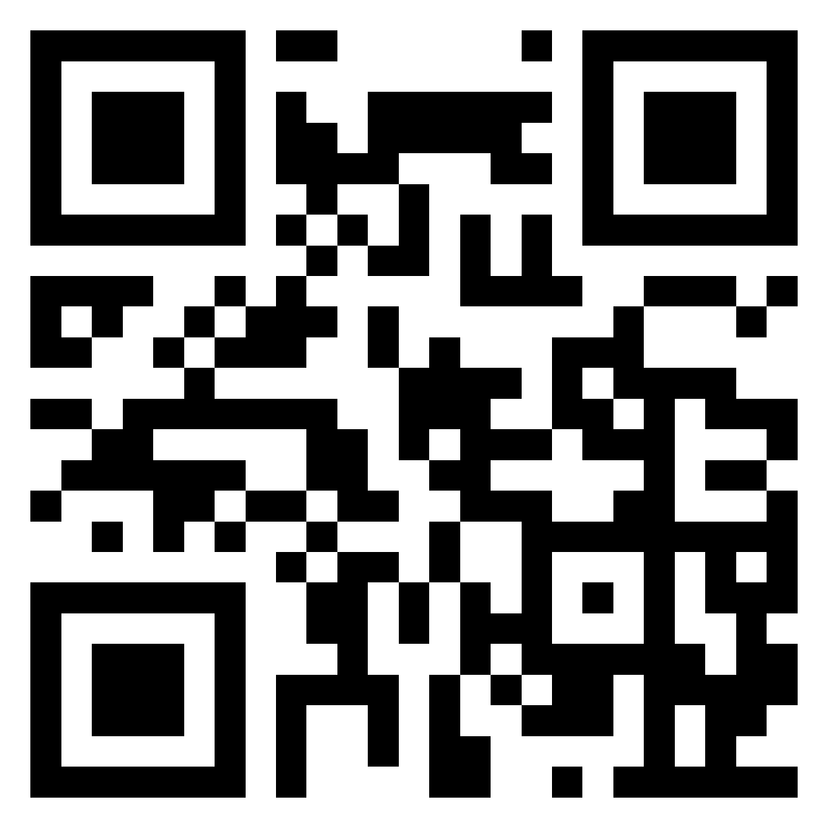 Das Bild zeigt den QR-Code für die Internetseite https://kirchen-bergedorf.de