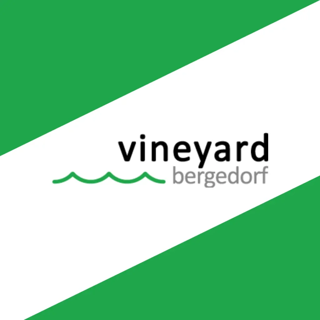Das Bild zeigt das Logo der Vineard-Gemeinde in Bergedorf.